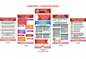 Стенд з охорони праці №1006. Інформаційні стенди охорона праці для організацій