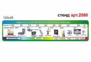 Стенд Шкала електоромагнітних коливань №2080