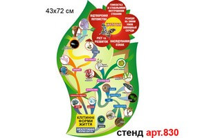 Стенд в кабинет биологии №830