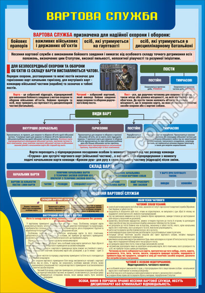 Вартова служба стенд